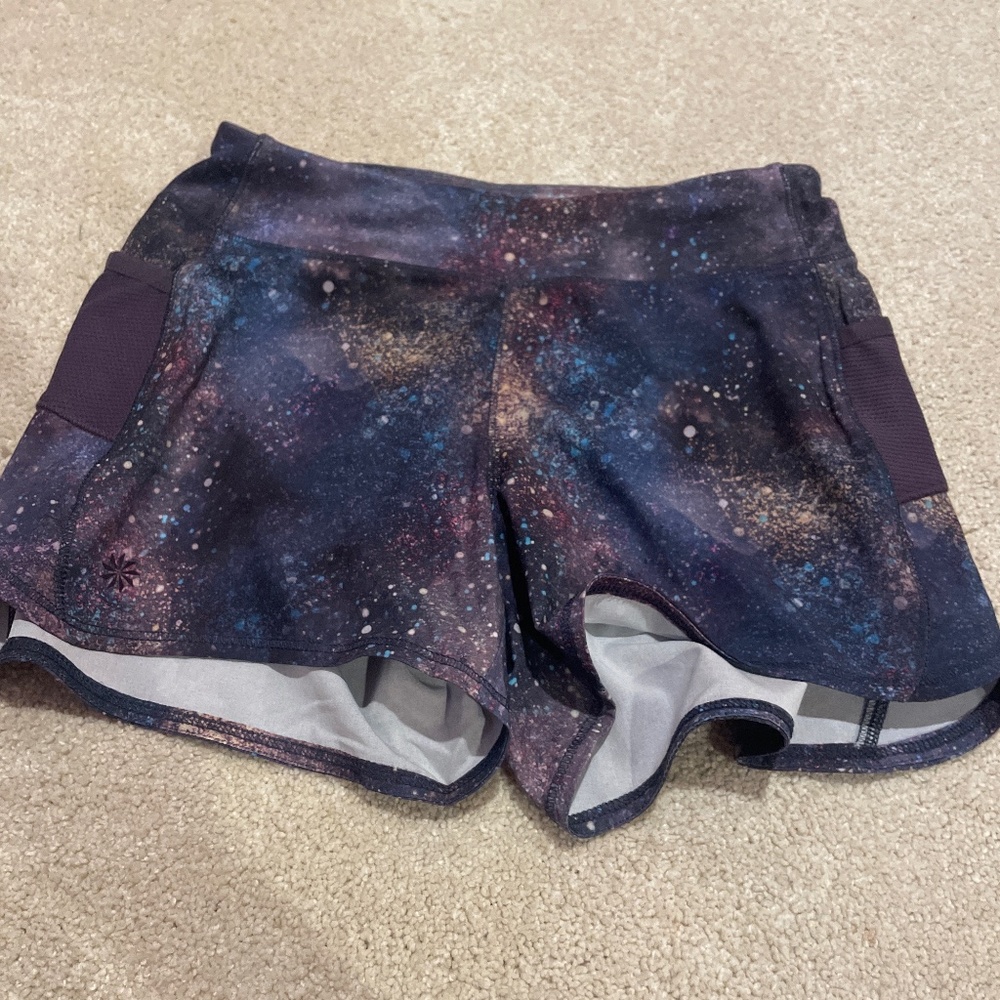 Athleta girl galaxy shorts